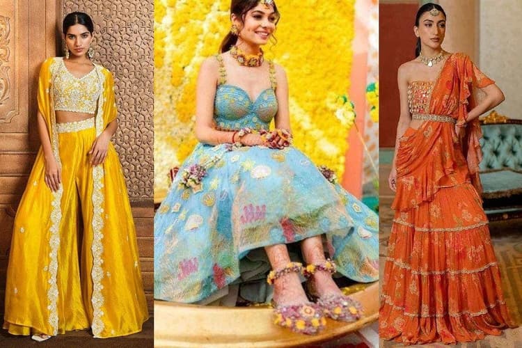 Haldi Outfit Ideas: दुल्हन से लेकर ब्राइड्समेड तक, जानें सबसे स्टाइलिश और ग्लोइंग हल्दी आउटफिट आइडियाज