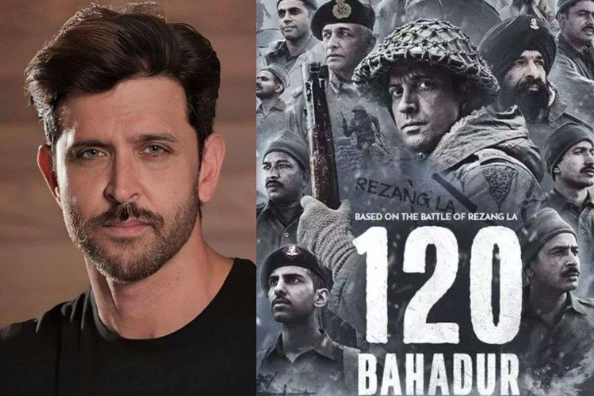 120 Bahadur: ऋतिक रोशन ने किया फरहान अख्तर की फिल्म का जबरदस्त रिव्यू, कहा- पीठ थपथपाई जानी चाहिए