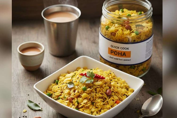 Instant Poha Premix Recipe: घर के बाहर भी पाएं घर जैसा स्वाद, मिनटों में तैयार करें पोहा प्री मिक्स, लंबे सफर के लिए परफेक्ट चॉइस
