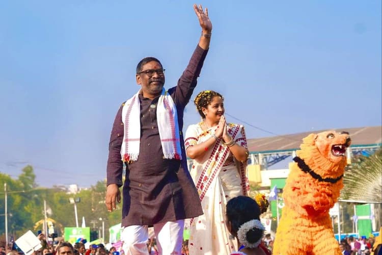 मोरहाबादी मैदान में झारखंड स्थापना दिवस के जश्न के बीच CM हेमंत हुए भावुक, 2050 तक का बता दिया प्लान