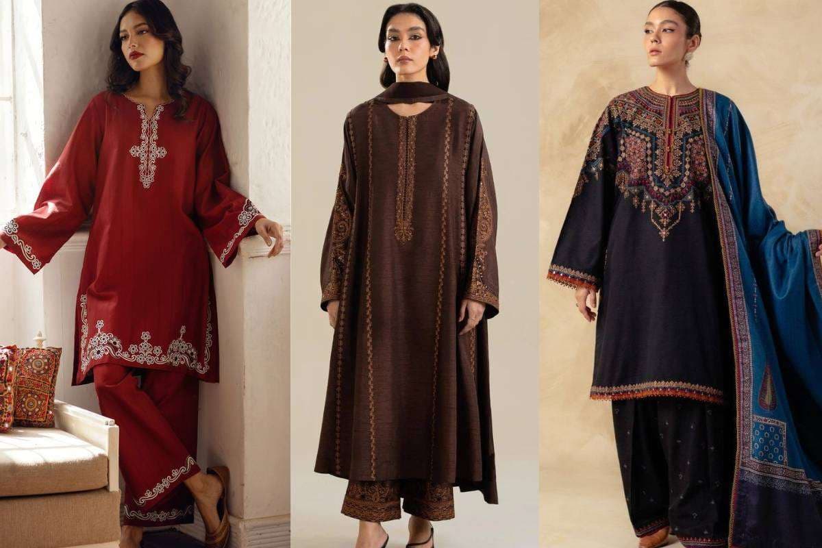 Kashmiri Kurti with Pashmina Work