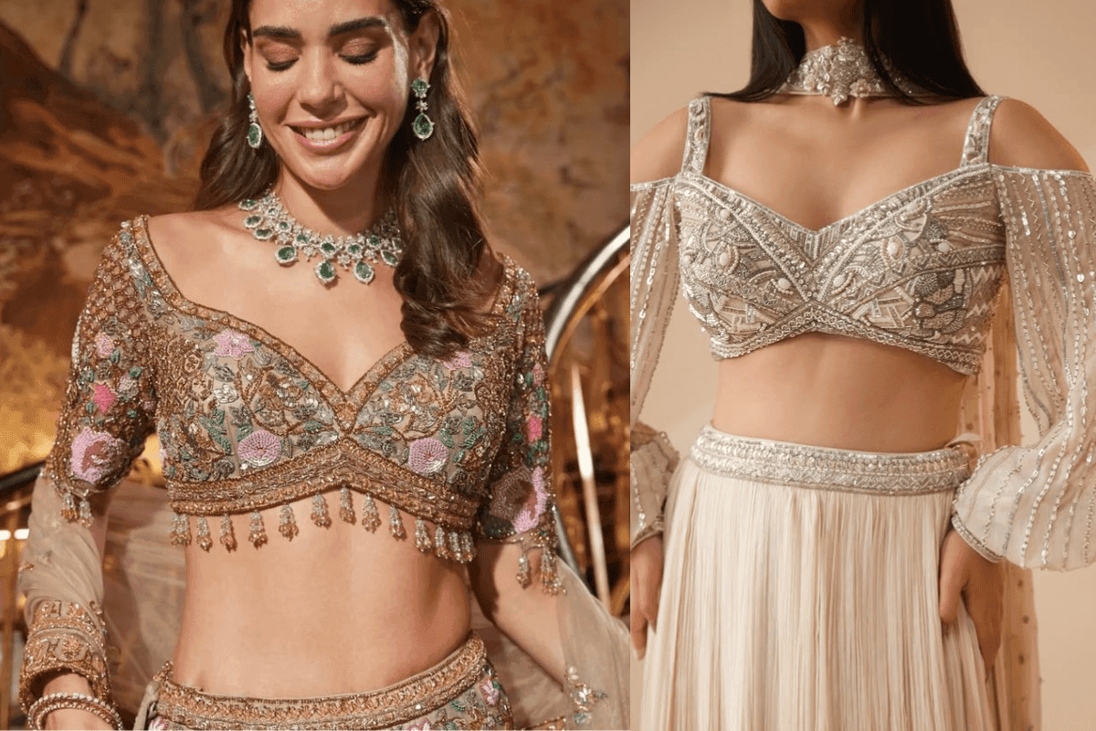 Latest Blouse Designs For Lehenga