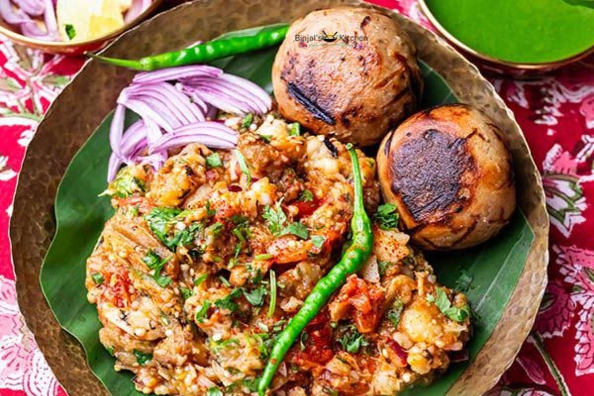 Authentic Jharkhand litti chokha