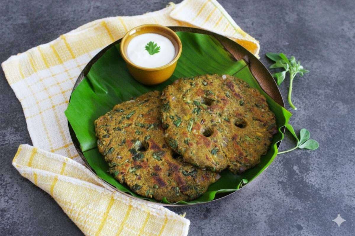 Authentic methi thalipeeth recipe