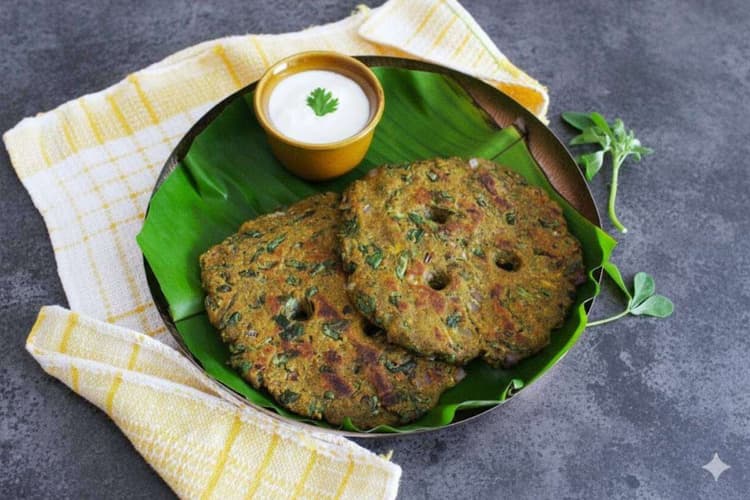 Methi Thalipeeth Recipe: नाश्ते में सर्व करें गरमागरम और कुरकुरा मेथी थालीपीठ – पढ़ें आसान रेसिपी