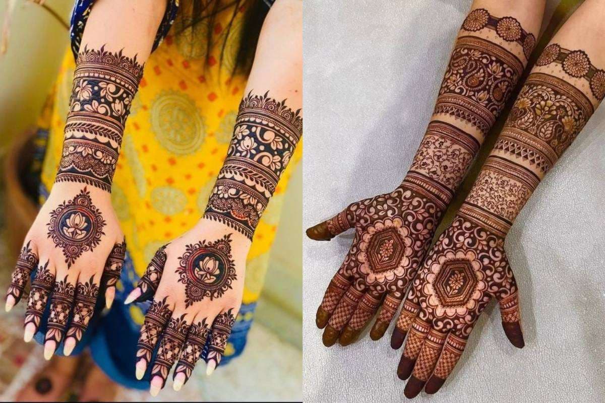 Modern Full Hand Mehndi Design