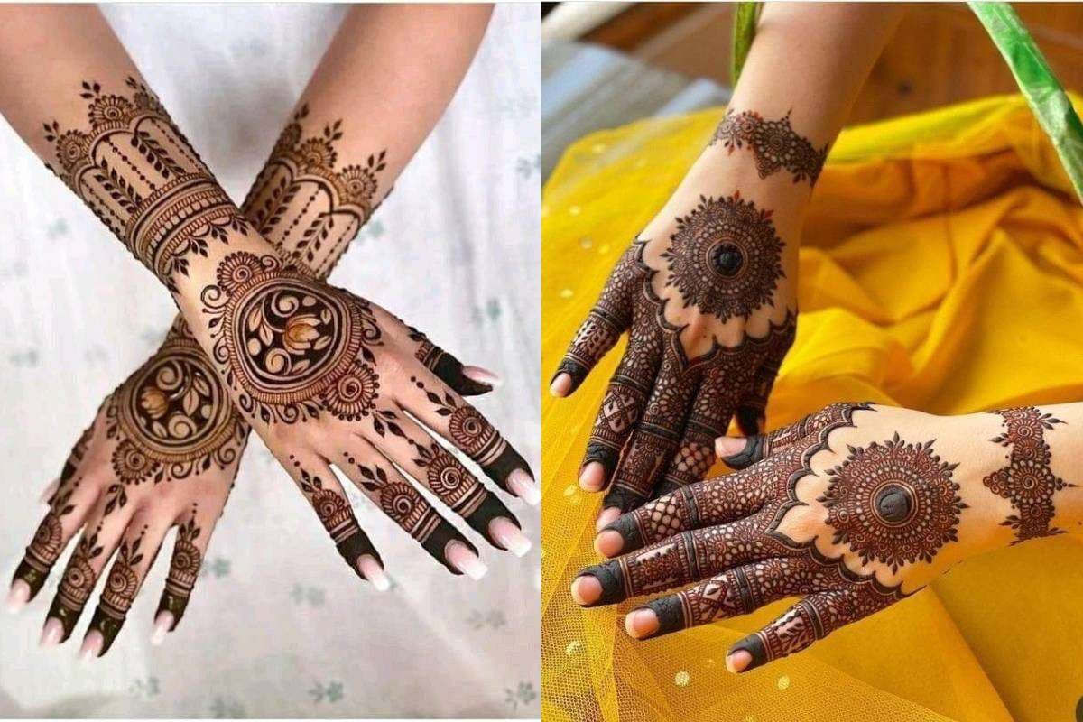 New Henna Mehndi Design for Bride