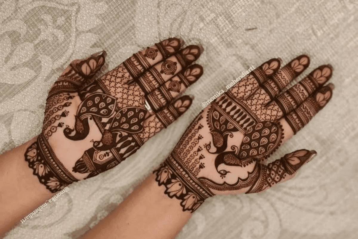 Modern Minimal Bridal Mehndi