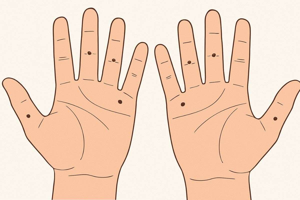 Moles On Hand Personality Traits