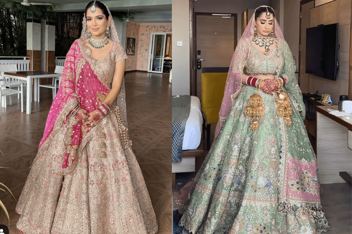 Pastel Bridal Lehenga Designs