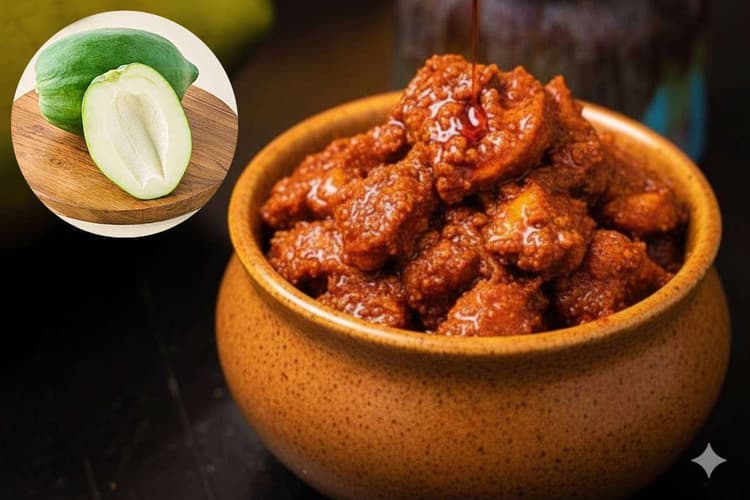 Papaya Pickle Recipe: कच्ची घानी सरसों तेल के साथ बनाएं चटपटा और टेस्टी पपीते का अचार - परोसें नया स्वाद