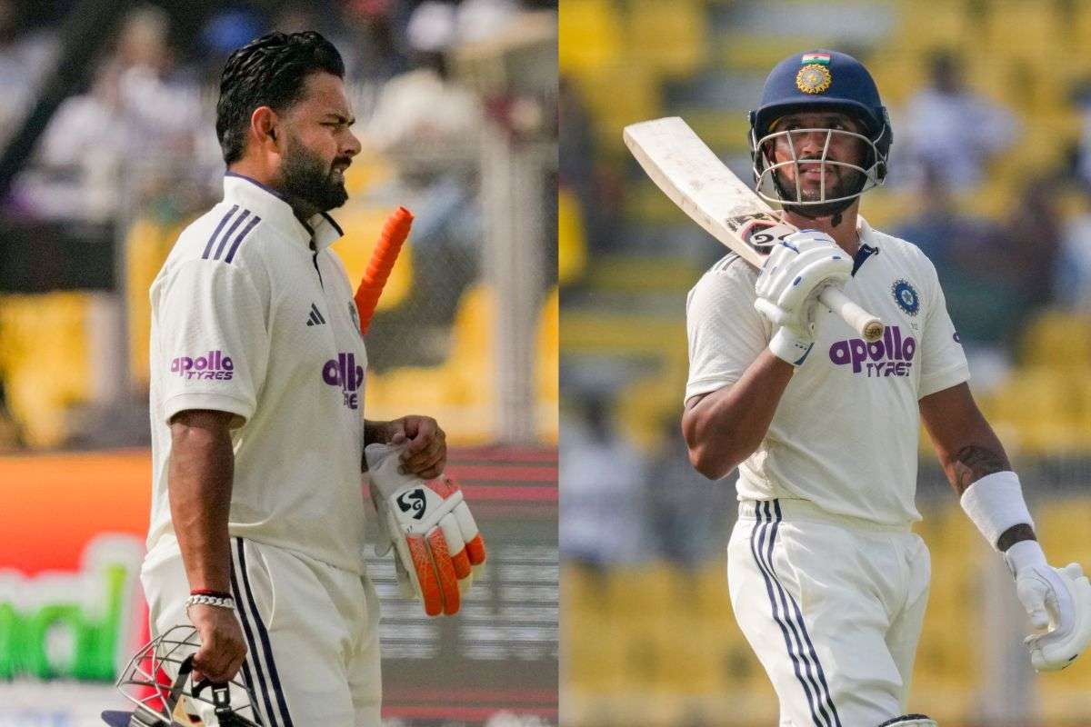ऋषभ पंत और जुरेल ने फेंक दिए अपने विकेट, अब वॉशिंगटन सुंदर कर रहे तरफदारी