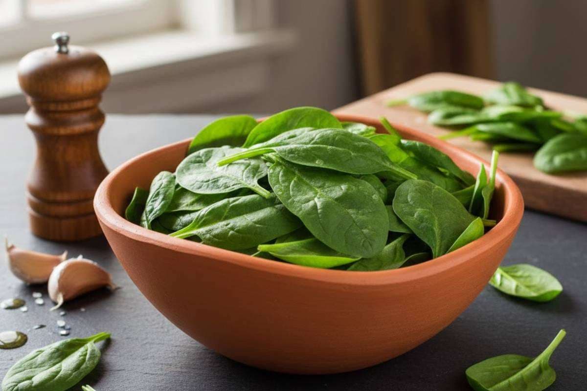 Healthy and fresh Spinach