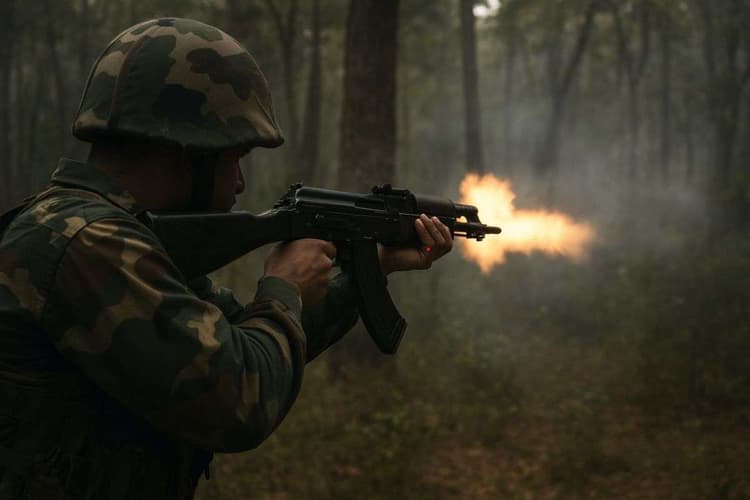 सारंडा जंगल में गोलीबारी, माओवादियों पर कहर बनकर टूटे सुरक्षा बलों के जवान, 1 के मारे जाने की आशंका