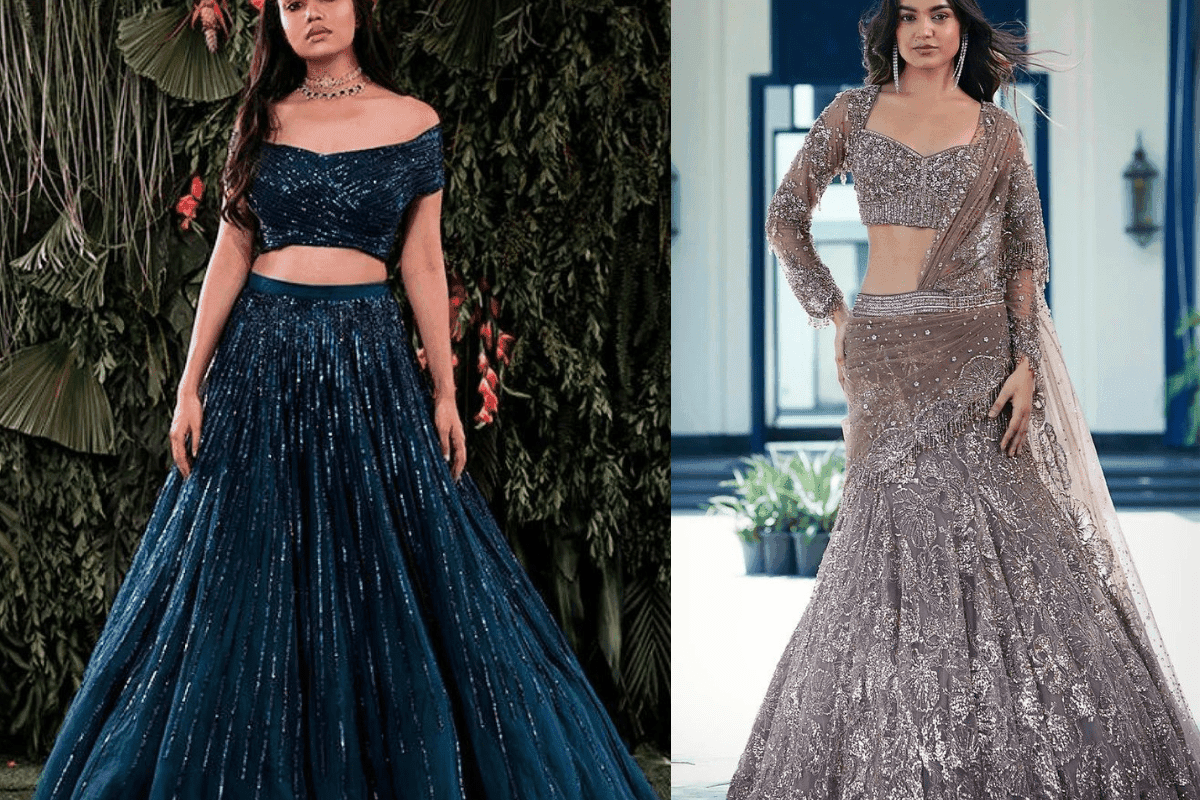 Sequin Outfit For Glamorous Sangeet