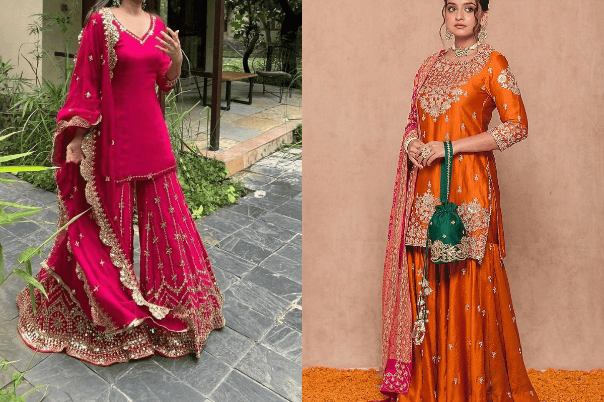 Sharara Outfit For Sangeet Night