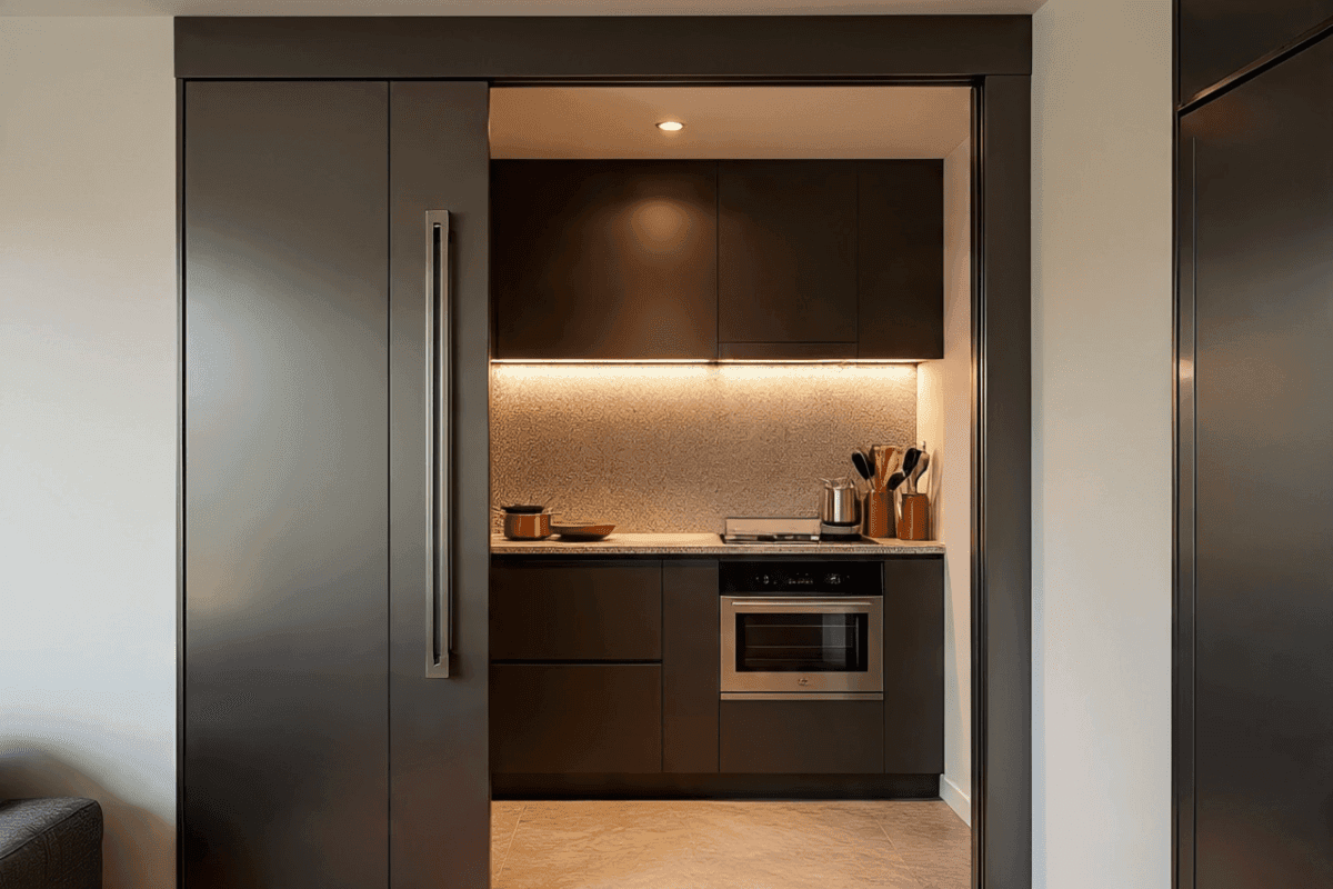 Sliding Door Kitchen Design