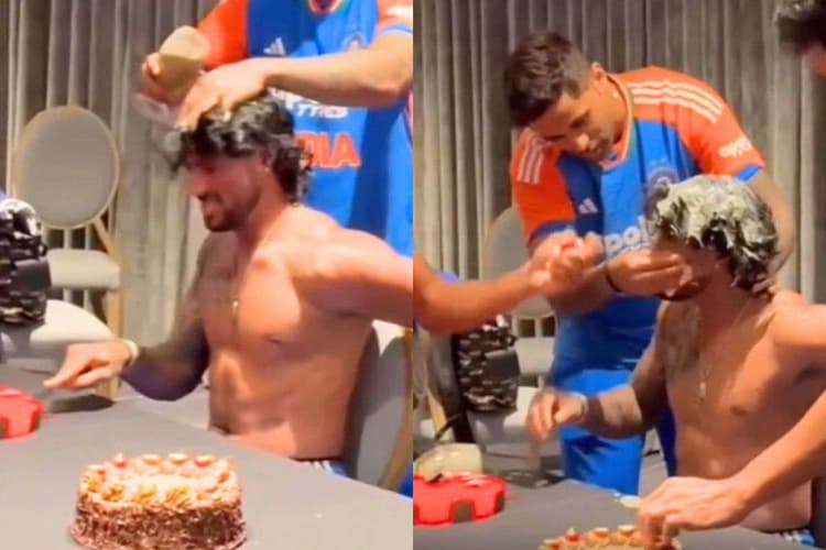 Viral Video: सूर्यकुमार यादव ने ये क्या किया! तिलक वर्मा के बर्थडे का सेलिब्रेशन देखकर आप भी रह जाएंगे हैरान