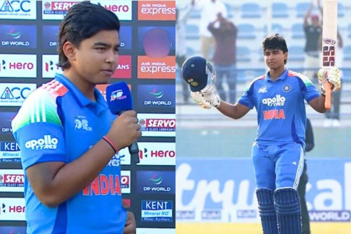 Vaibhav Suryavanshi on Century