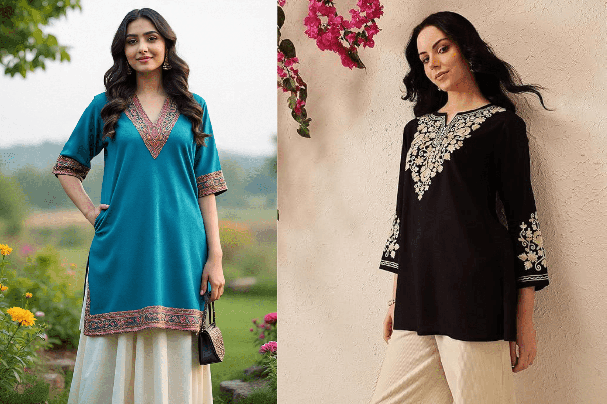 Warm Woolen Kurti for Winter Look