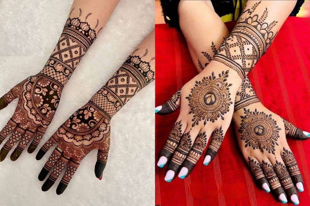 Wedding Mehndi Design for Bride
