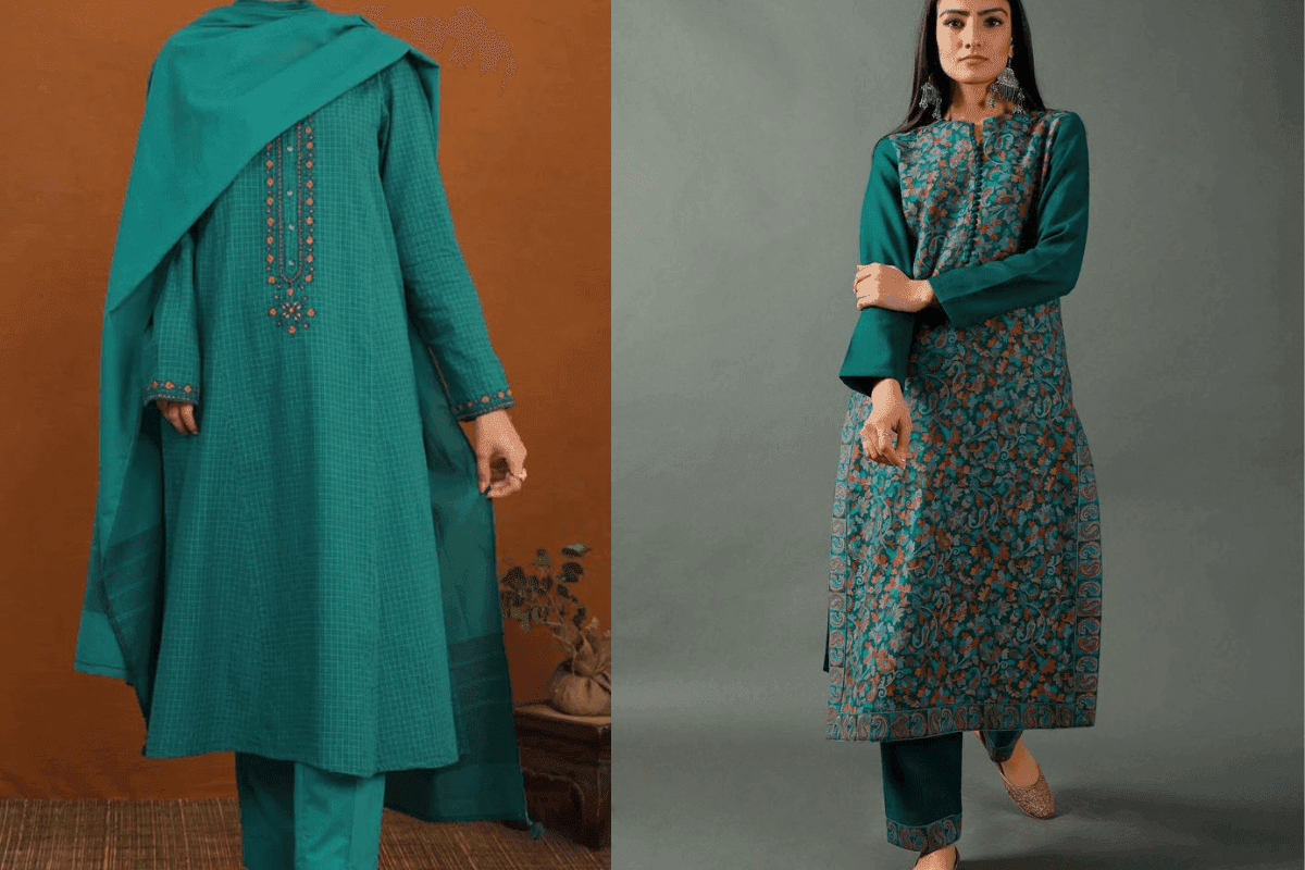 Winter Fashion Woolen Kurtis