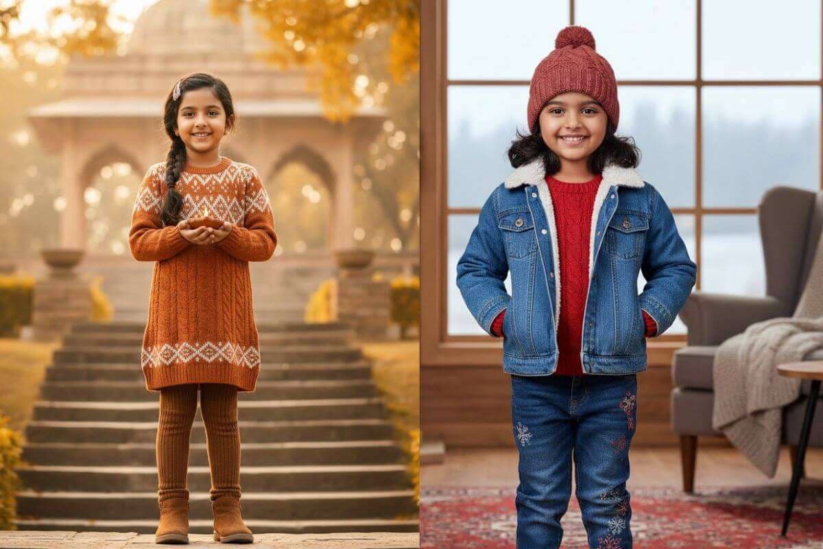 Winter Outfit Ideas For Girl: आपकी प्यारी बेटी के लिए क्यूट विंटर आउटफिट आइडियाज