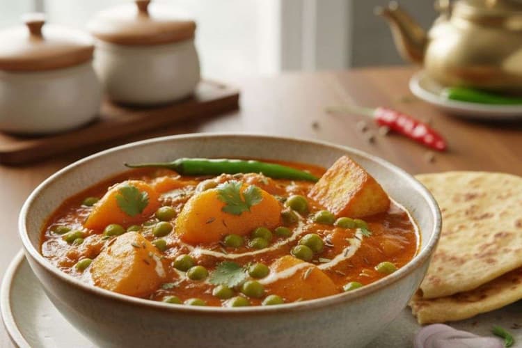 Aloo Matar Sabji: ठंड के दिनों में लंच के लिए परफेक्ट है आलू मटर की सब्जी, स्वाद ऐसा कि बच्चे हर बार करेंगे बनाने की डिमांड