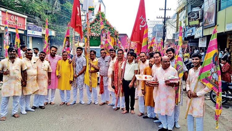 Rourkela News : श्री श्याम जन्मोत्सव पर निकाली गयी भव्य निशान यात्रा