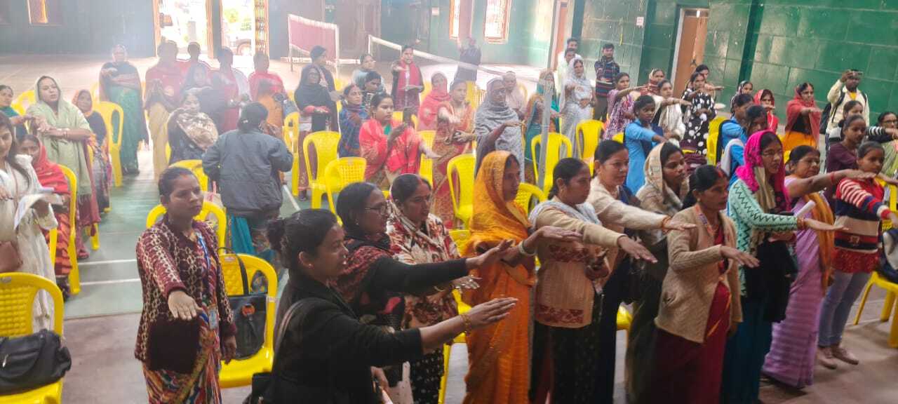 महिलाओं व आमजनों ने लिया बाल विवाह रोकने का संकल्प