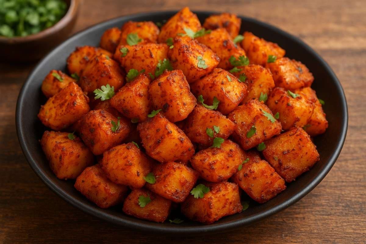 masaledar sukha aloo fry recipe