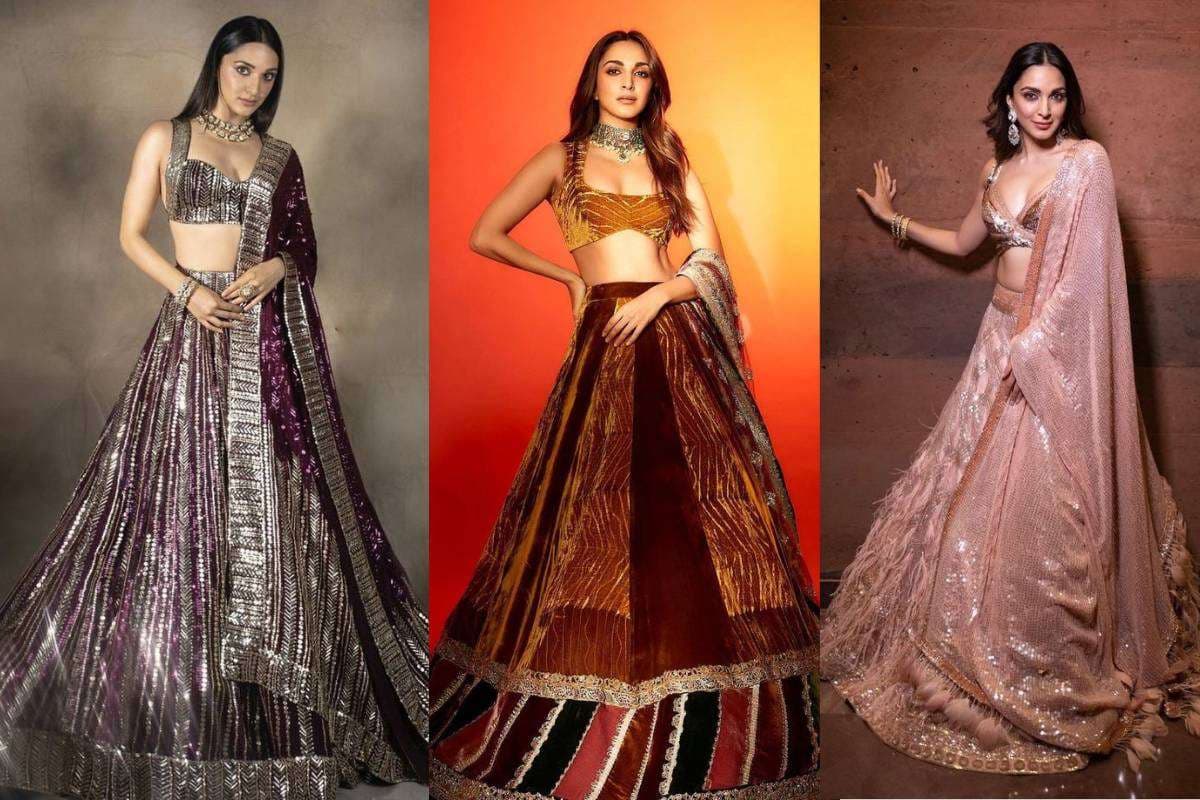 Kiara Advani Lehenga Designs for Engagement
