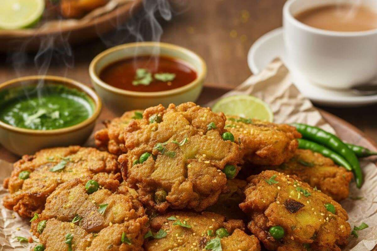 Aloo-Matar Pakoda Recipe: सर्दियों में चाय के साथ खाने में आ जाएगा मजा, बनाएं क्रिस्पी आलू-मटर  पकौड़े 
