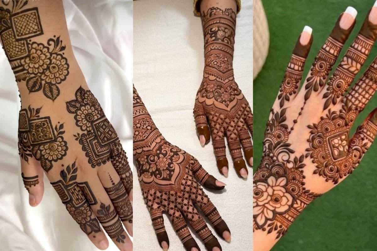 Backside Mehndi Design