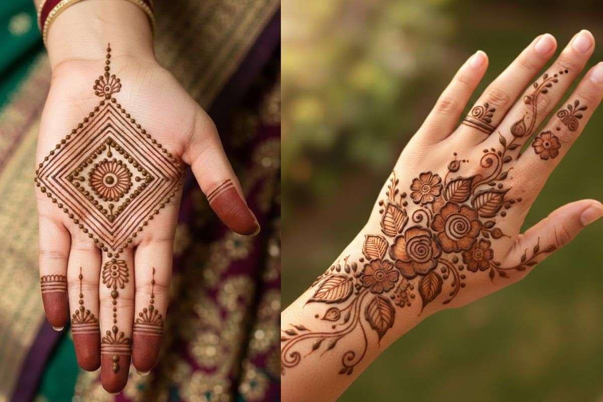 Easy Mehndi Design: खास फंक्शन हो या त्योहार, हाथों में आसानी से लगाएं ये आकर्षक मेहंदी डिजाइन