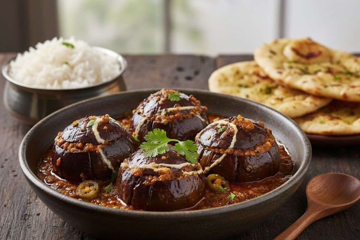 Achari Bharwa Baigan: चटपटा खाने का कर रहा है दिल को झटपट बना लें अचारी भरवा बैंगन