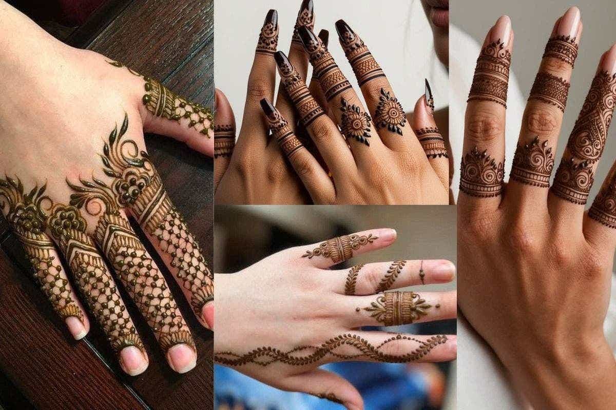 Finger Mehndi Designs: उंगलियों को दें मिनिमल और स्टाइलिश लुक, ट्राय करें ये लेटेस्ट फिंगर मेहंदी डिजाइंस