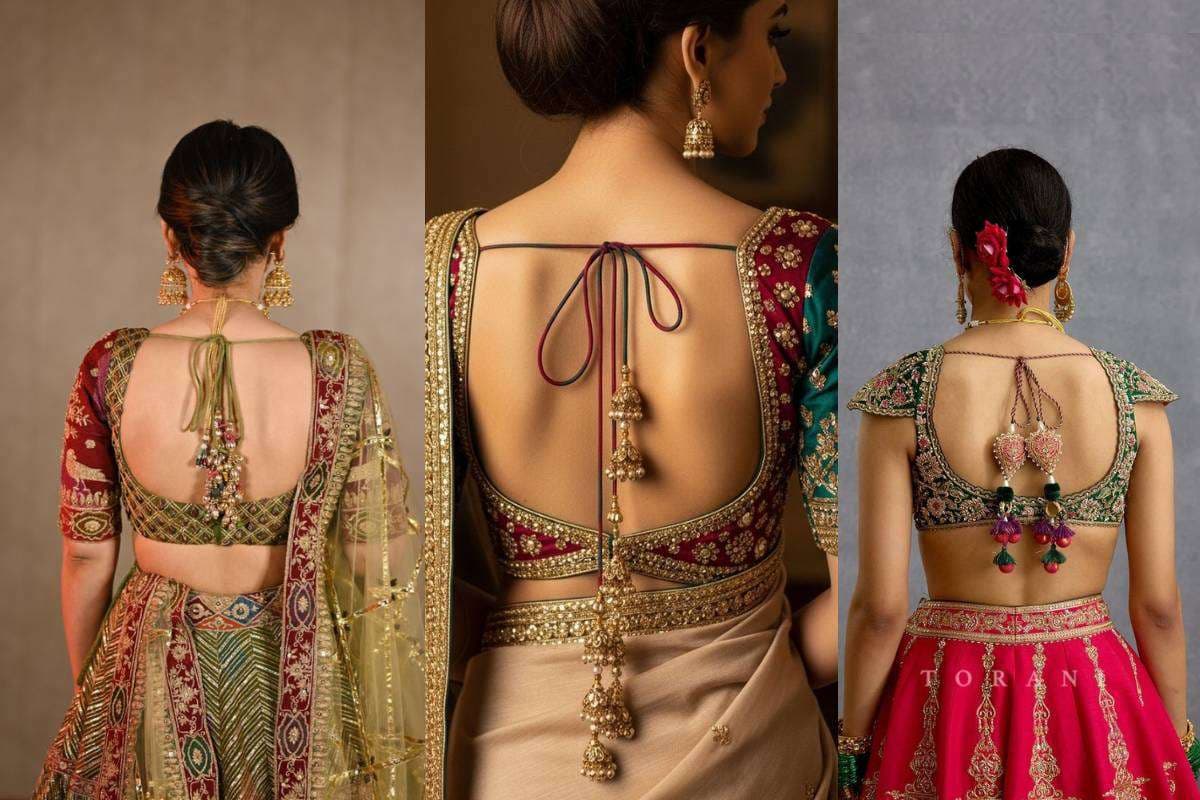 Heavy Bridal Latkan Design for lehenga
