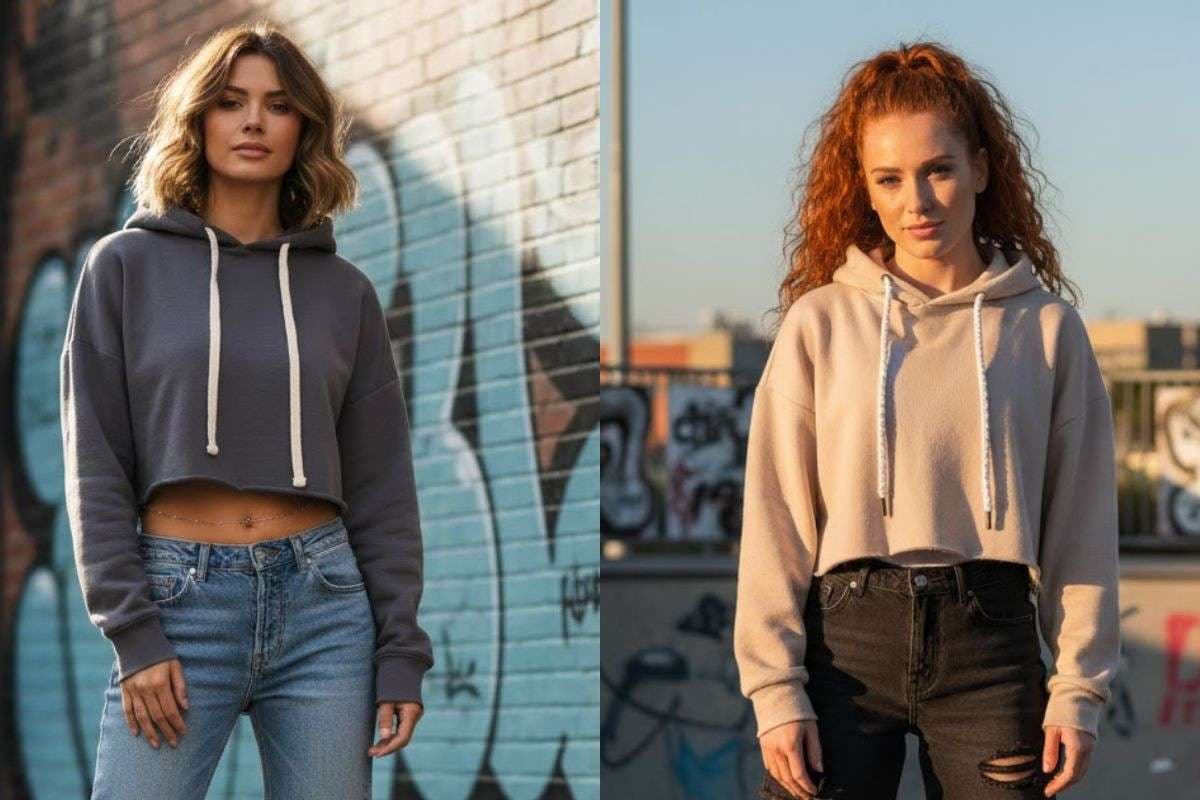 Crop Style Hoodie 
