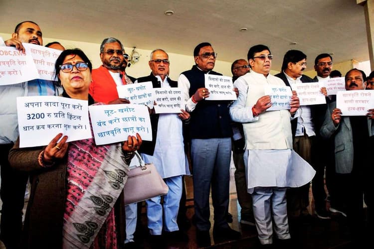 छात्रवृत्ति, धान खरीद के मुद्दे पर झारखंड विधानसभा में भाजपा ने किया हंगामा