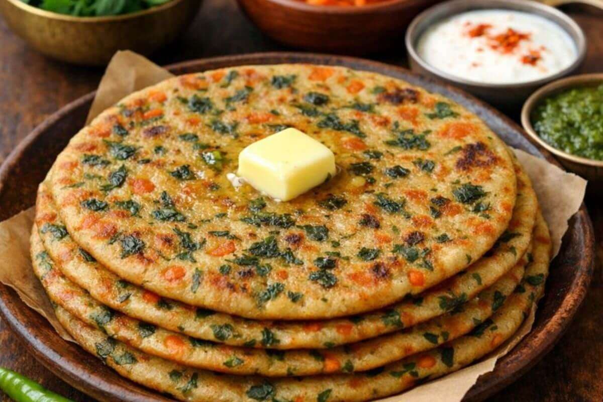 Methi Gajar Paratha: सर्दियों की सुबह ब्रेकफास्ट में तैयार करना है कुछ खास, तो बनाएं मेथी-गाजर का पराठा