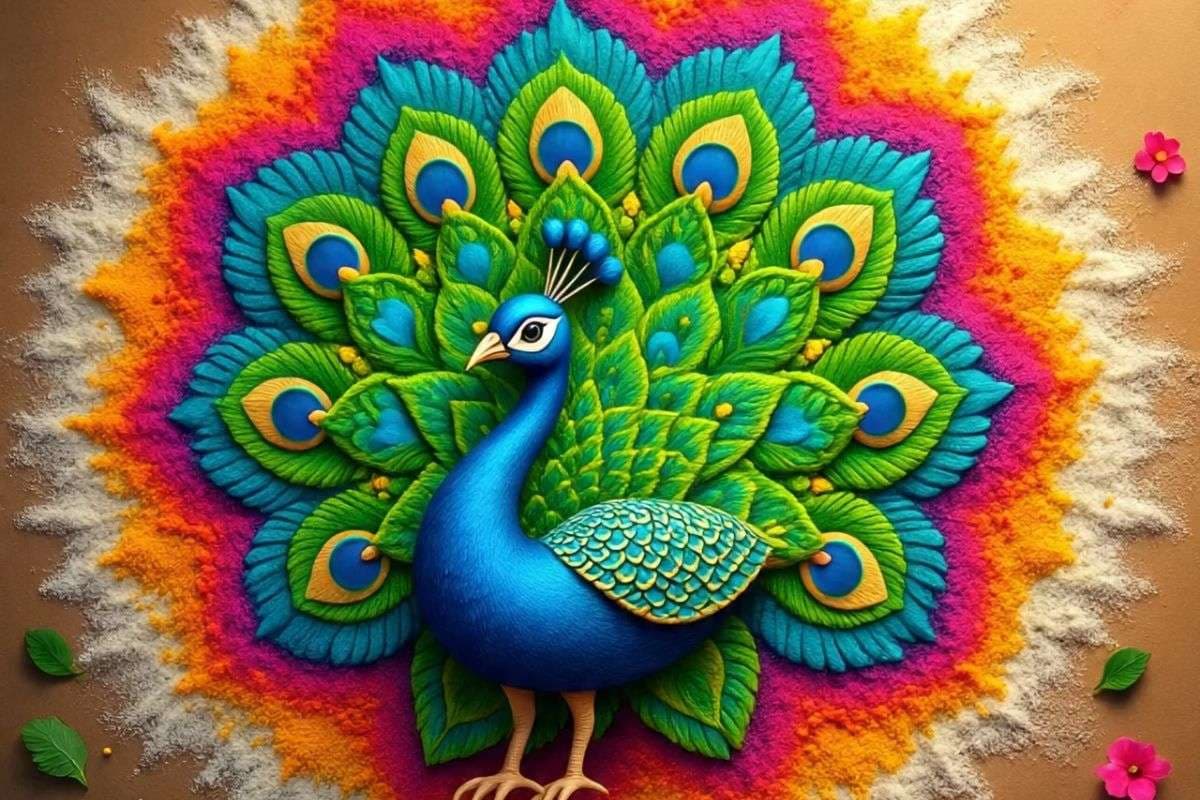 New Year Rangoli Design 2026: नए साल के स्वागत पर खूबसूरत रंगोली से बढ़ाएं घर की रौनक