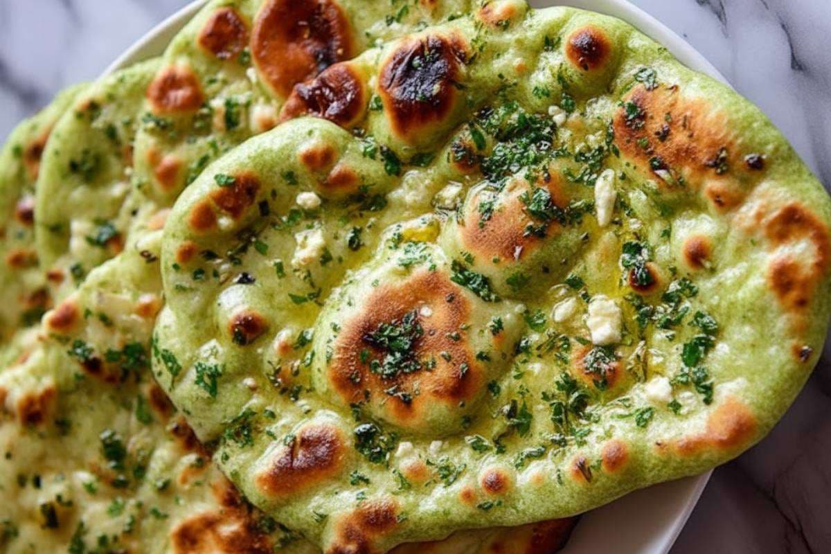 Palak Paneer Naan Recipe