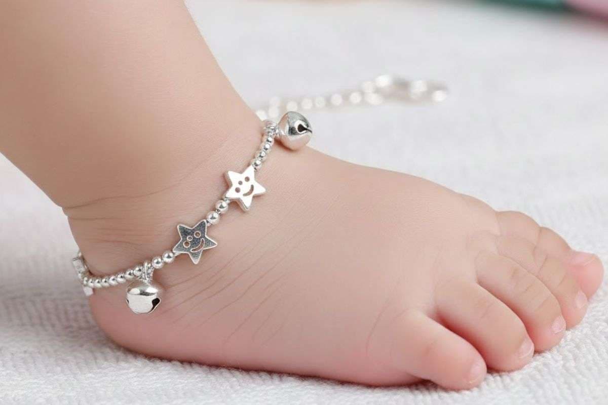 Simple Payal Design For Baby Girl