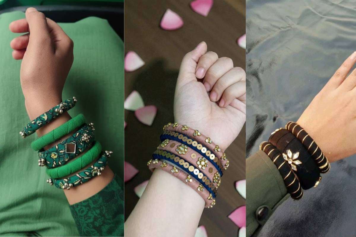 Silk Thread Bangles Design