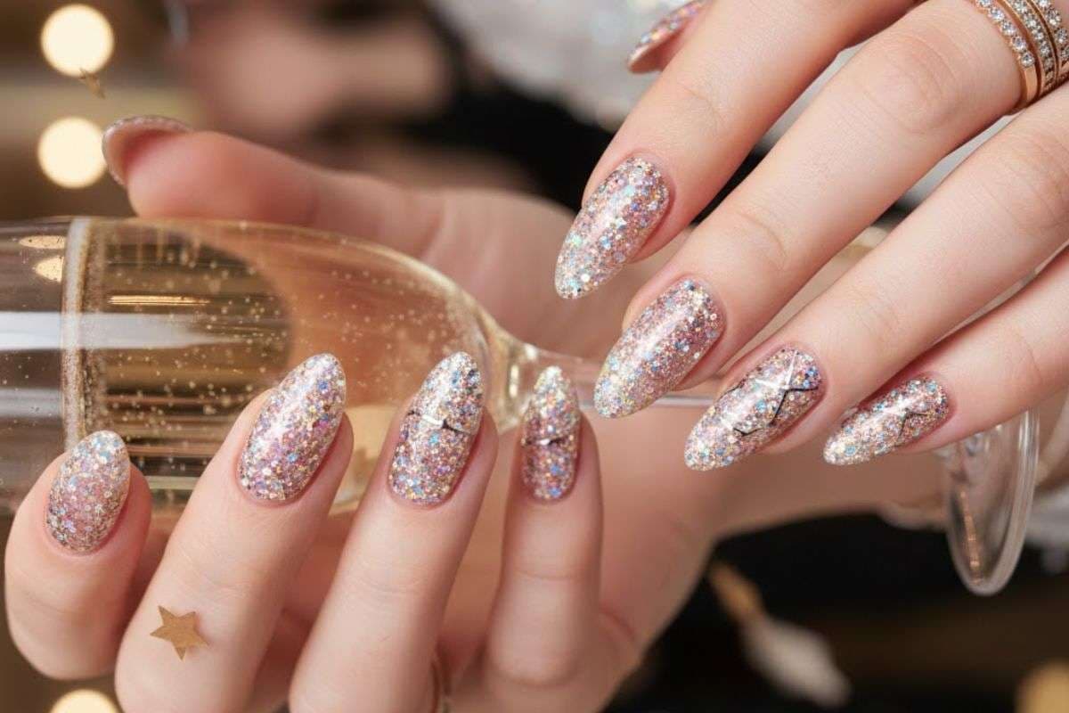 Glitter Nail Art Design 