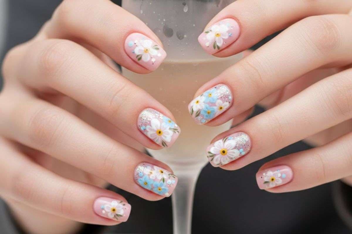 Flower Nail Art Design 