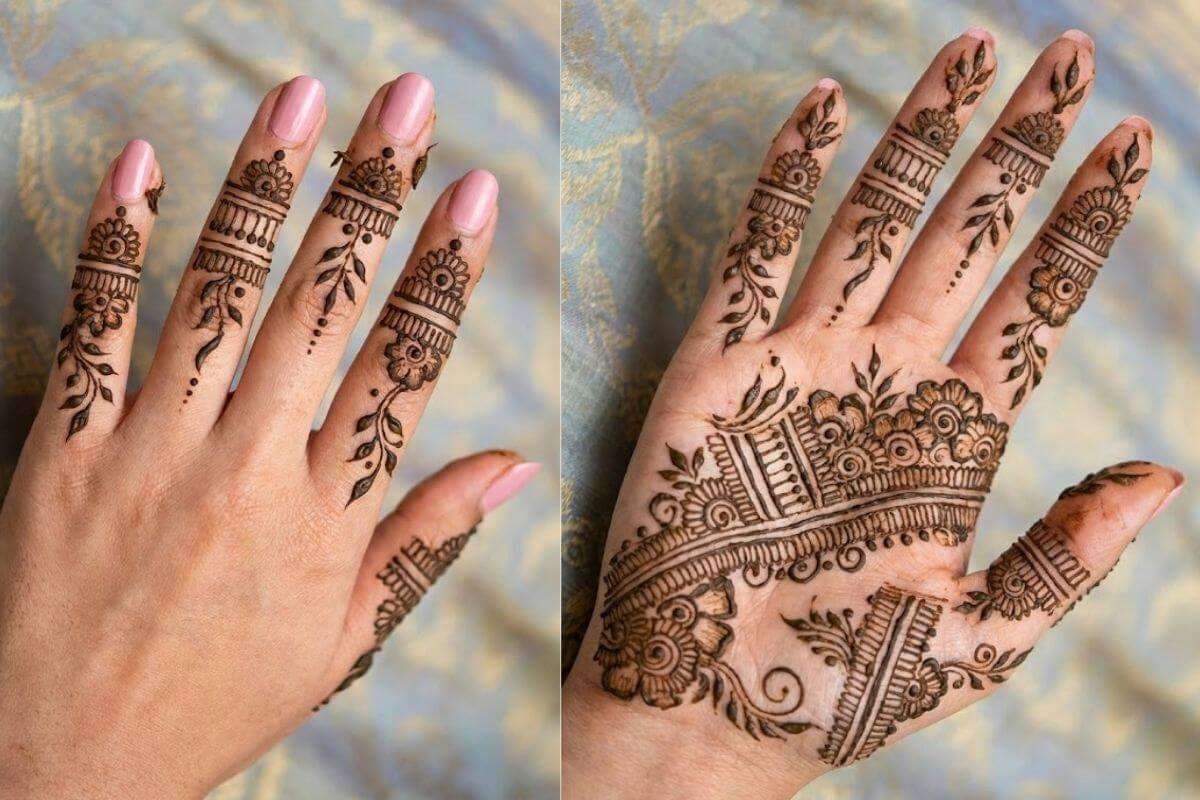 Finger Mehndi Design 
