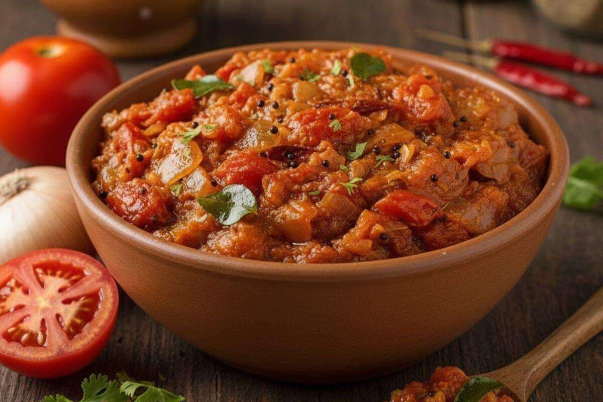 Tomato-Onion Chutney Recipe: स्वाद में एकदम मजेदार, घर पर बनाएं मुंह में पानी ला देने वाली टमाटर-प्याज की चटनी 