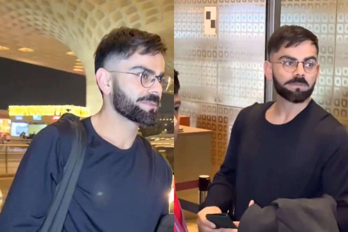 Virat Kohli Spotted at Airport